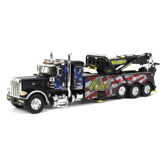 Collector Edition ~ 1/64 Peterbilt 389 Sleeper w/ Century 1150 Rotator Wrecker, Big Boy's Towing & Recovery, DCP by First Gear