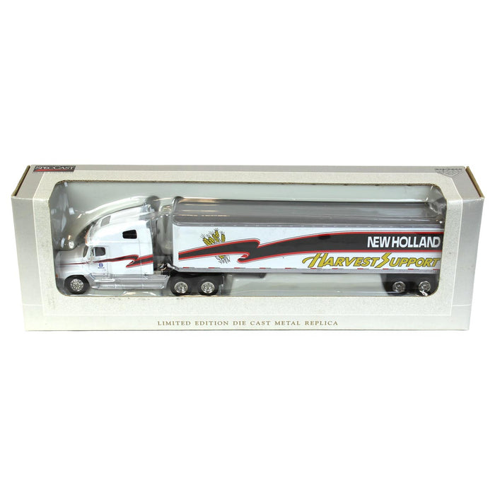 1/64 Freightliner C120 with New Holland Harvest Support Box Trailer