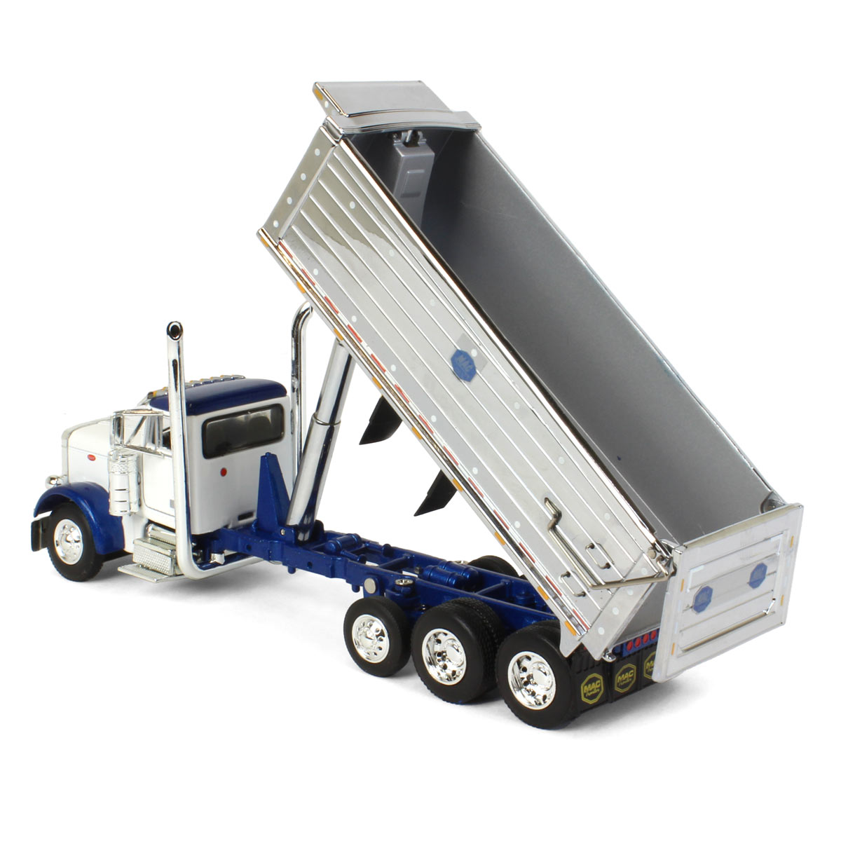 60-1343 DCP 1/64 Peterbilt 379Truck with Tri-axle Chrome MAC Dump
