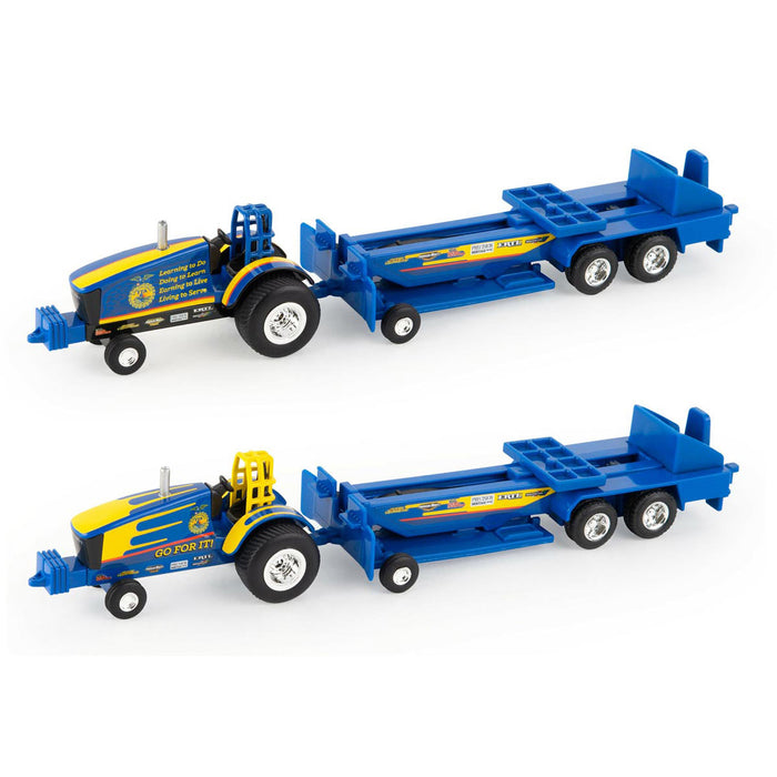 Set of 2 ~ 1/64 FFA Pulling Tractors & Sleds