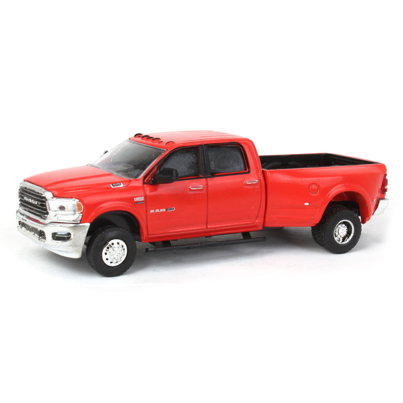 1/64 2021 RAM 3500 Dually Pickup Truck, Longhorn Edition, Flame Red