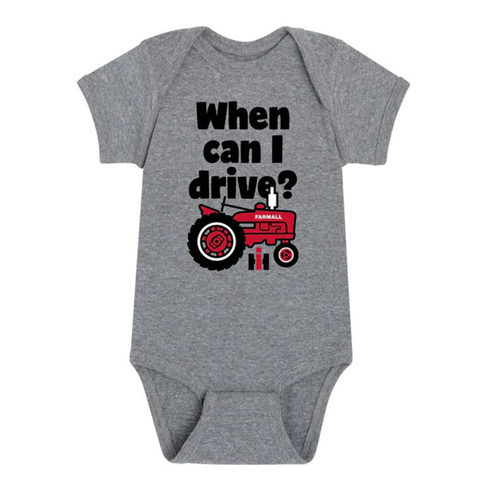 Infant 'When Can I Drive?' IH Short Sleeve Bodyshirt