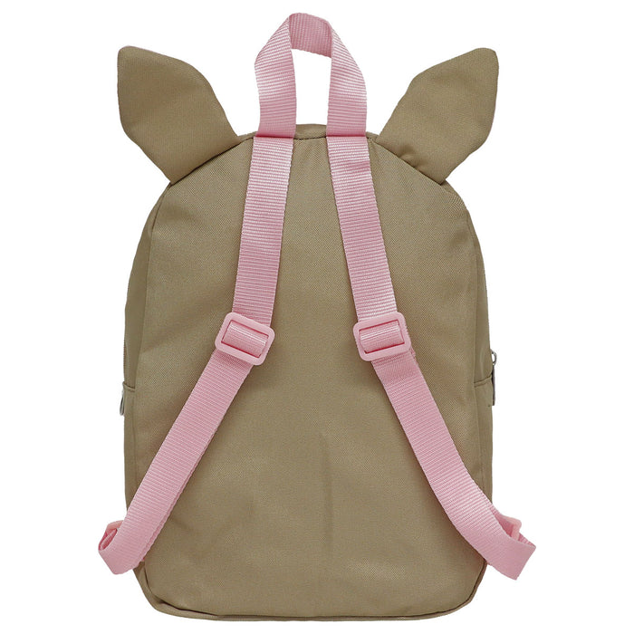 Toddler Khaki & Soft Pink Embroidered Horse John Deere Backpack