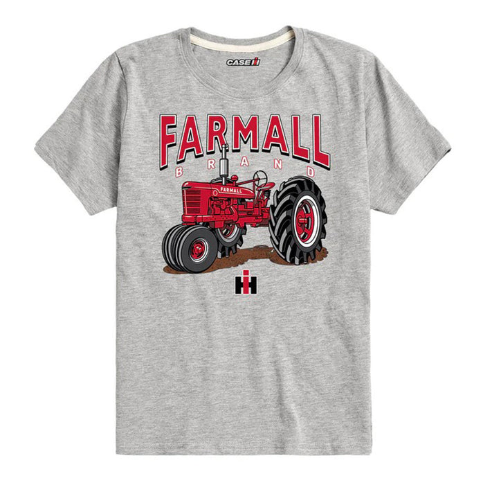 Toddler IH Farmall Brand Athletic Grey Short Sleeve T-Shirt