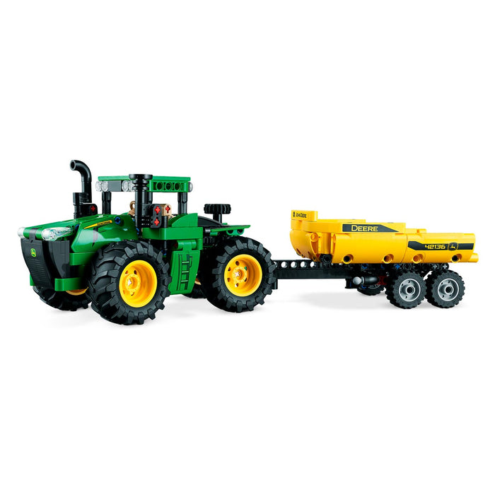 LEGO Technic John Deere 9620R 4WD Tractor with Trailer 390 Piece Building Toy Set