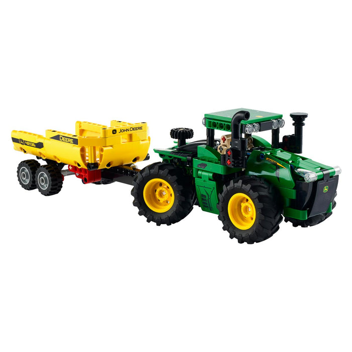 LEGO Technic John Deere 9620R 4WD Tractor with Trailer 390 Piece Building Toy Set