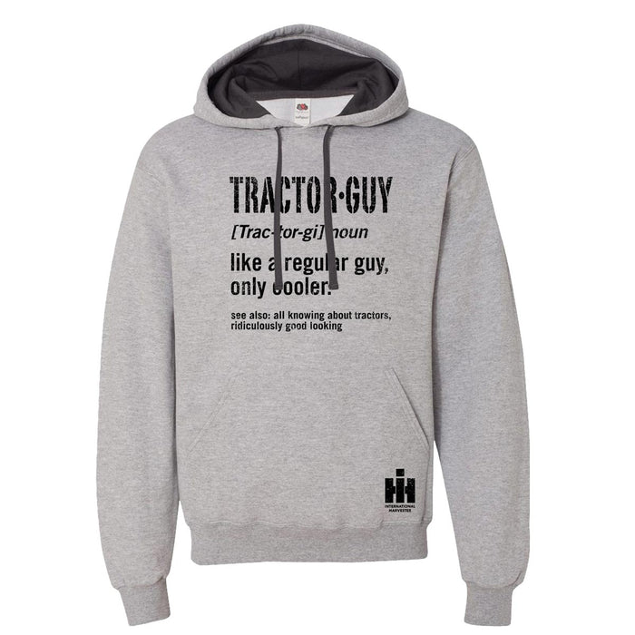 Tractor Guy IH Grey Hooded Sweatshirt