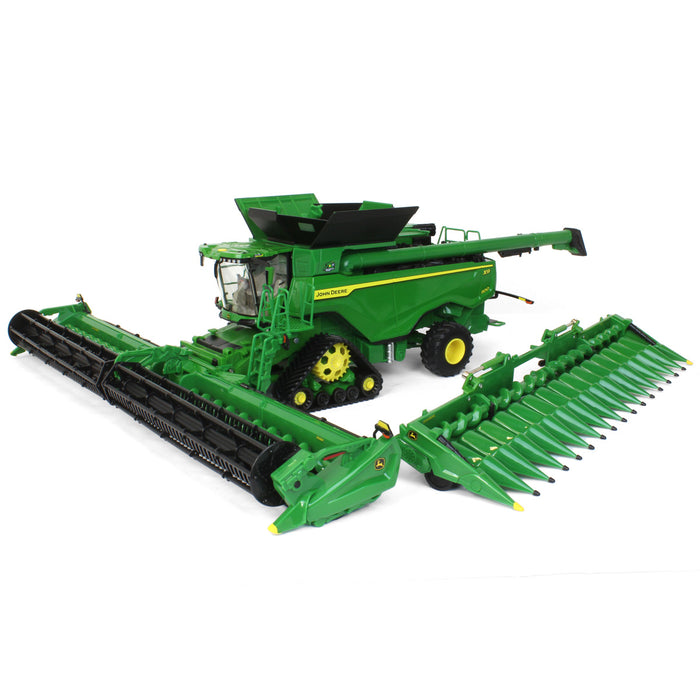 1/32 John Deere X9 1100 75th Anniv. Tracked Combine w/ Both Heads, ERTL Prestige Collection