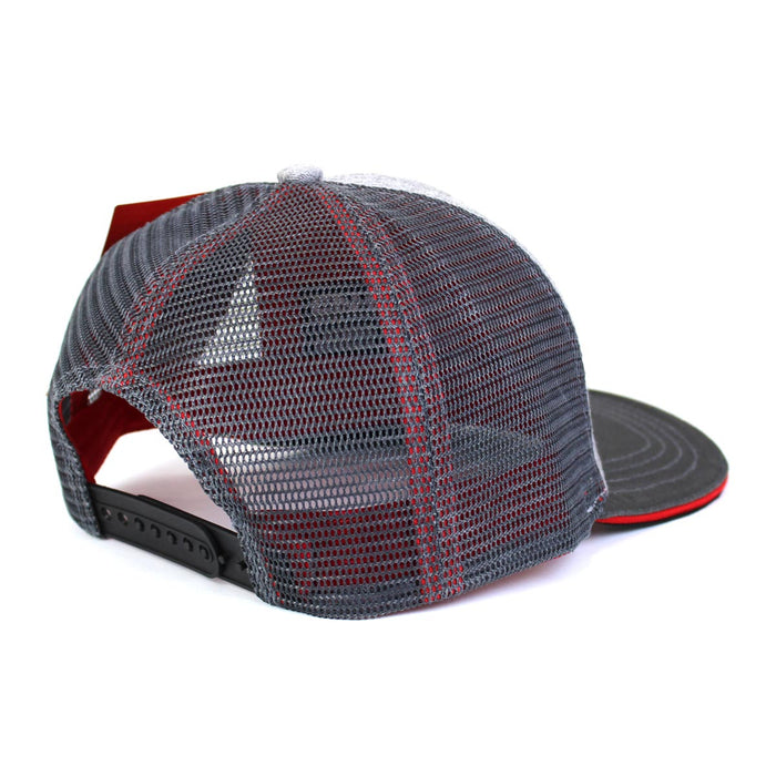 Case IH Gray Twill Trucker Cap with Mesh Back