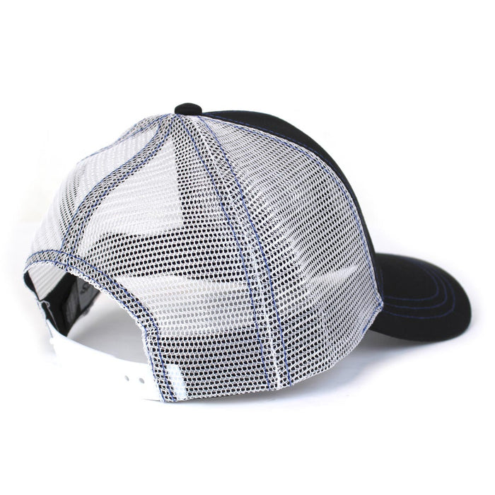 New Holland Black Cap with White Mesh Back