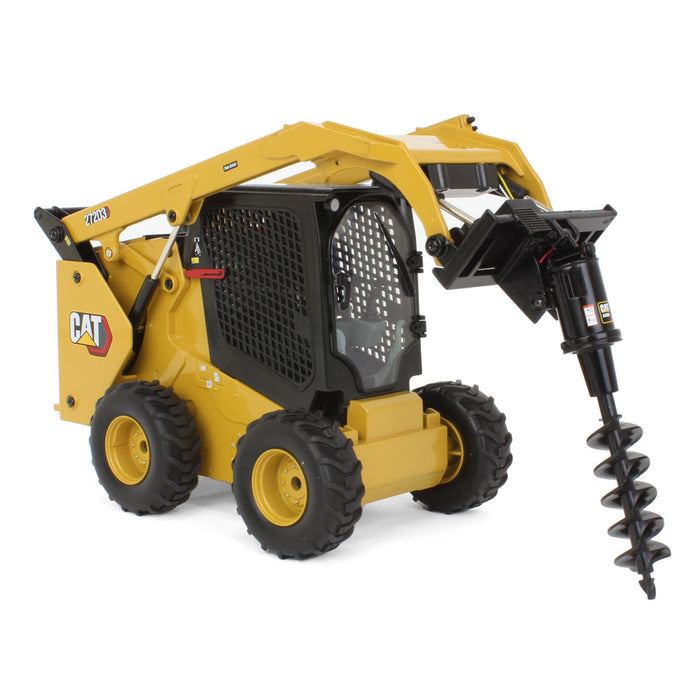 1/16 Radio Control CAT 272D3 Skid Steer Loader w/ Bucket, Auger, Forks & Broom