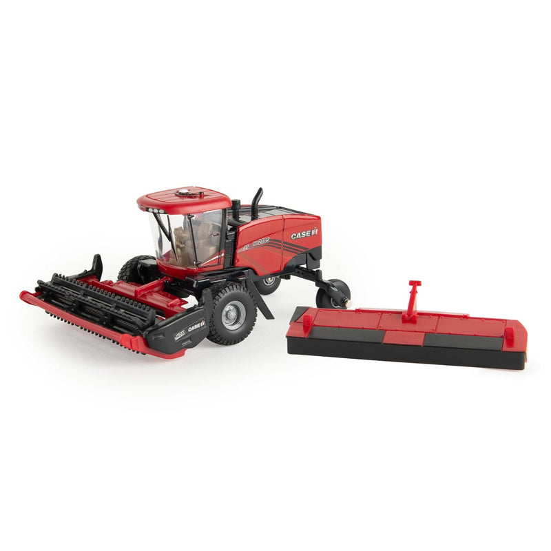 (B&D) 1/64 Case IH WD2505 Windrower with RD165 Rotary Head and Sickle Bar Head - Damaged Box