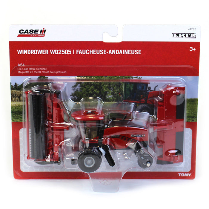 1/64 Case IH WD2505 Windrower with RD165 Rotary Head and Sickle Bar Head