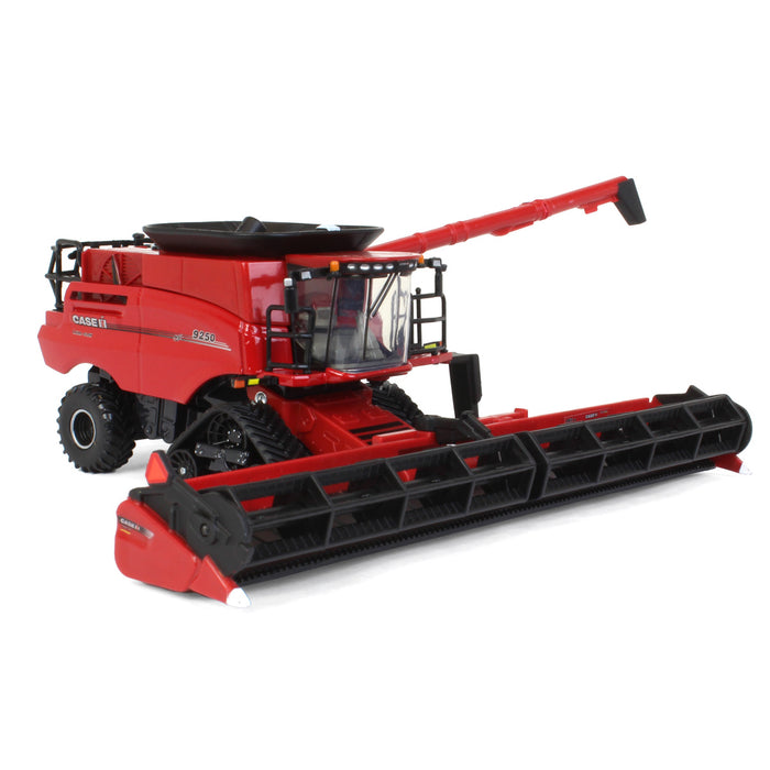 1/64 Case IH Axial-Flow 9250 Tracked Combine, Chrome Rice Edition, 2022 Farm Show