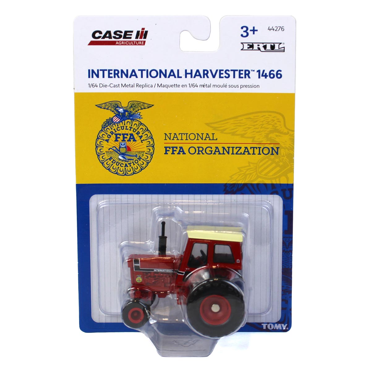 1/64 International Harvester 1466 Black Stripe Tractor with Wide