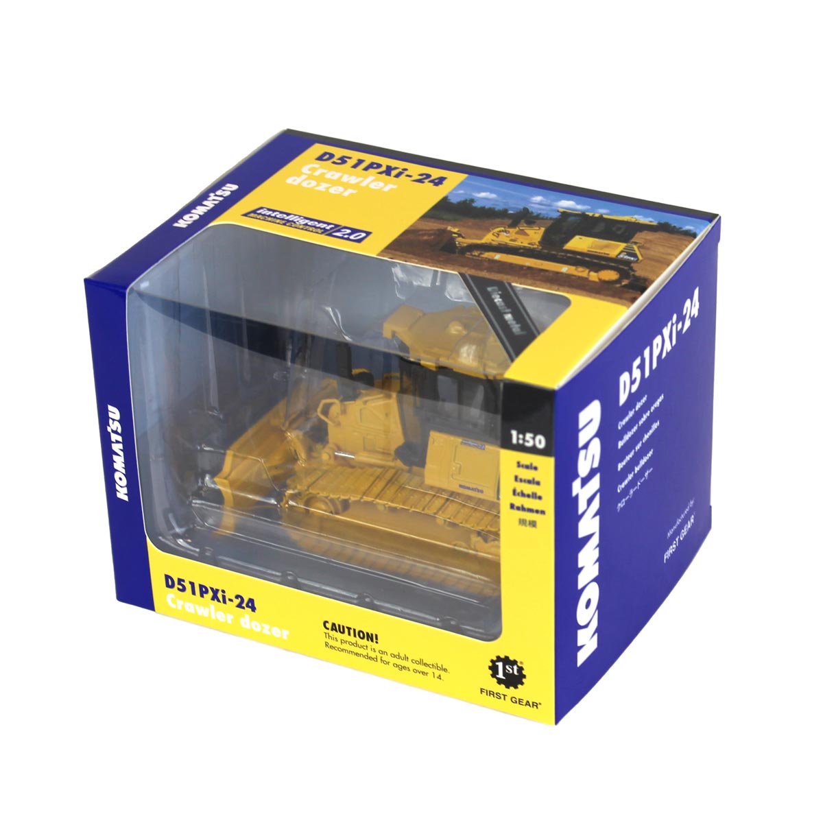 ★超レア★ 美品【コマツ】クローラー・ドーザー『D51PXi-24』（1：50） ☆美品☆ 【コマツ】クローラードーザー『D51PXi-24』First Gear