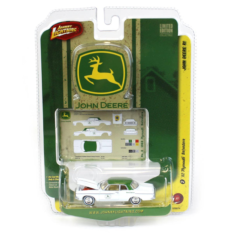1/64 Limited Edition John Deere 1962 Plymouth Belvedere by Johnny Lightning
