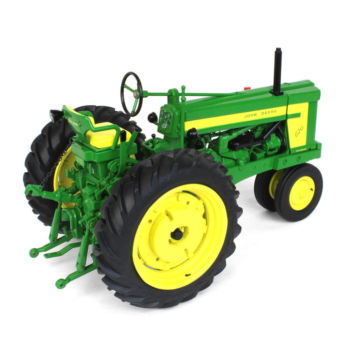 (B&D) 1/16 John Deere 620 Narrow Front with 555 Plow, ERTL Precision Heritage Series - Damaged Item