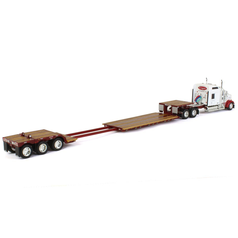 1/64 Kenworth W900L Semi Truck with Renegade Trailer & Flip Axle, Creepin Trucking, DCP by First Gear