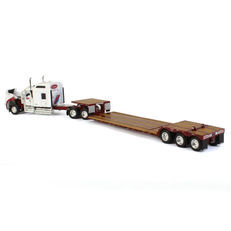 1/64 Kenworth W900L Semi Truck with Renegade Trailer & Flip Axle, Creepin Trucking, DCP by First Gear