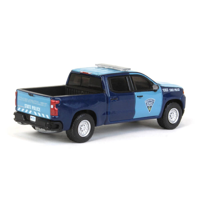 1/64 2021 Chevrolet Silverado, Massachusetts State Police, Hot Pursuit Series 42