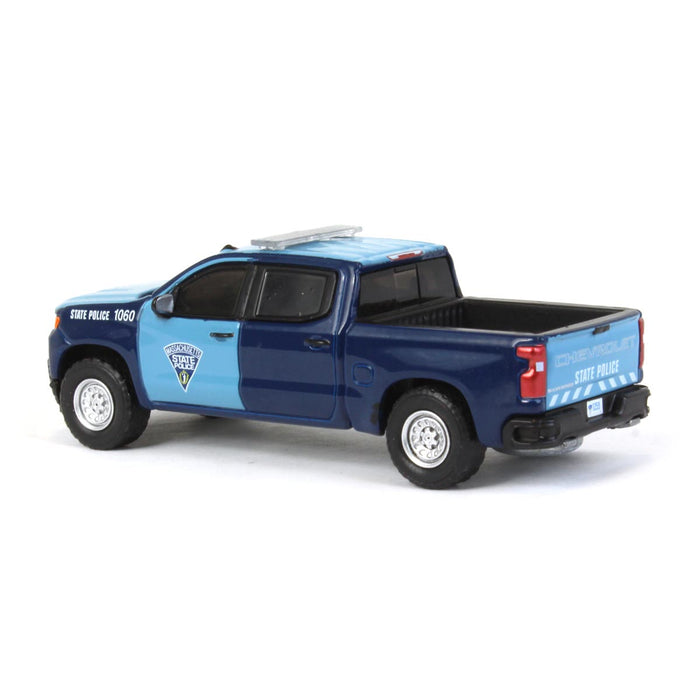 1/64 2021 Chevrolet Silverado, Massachusetts State Police, Hot Pursuit Series 42