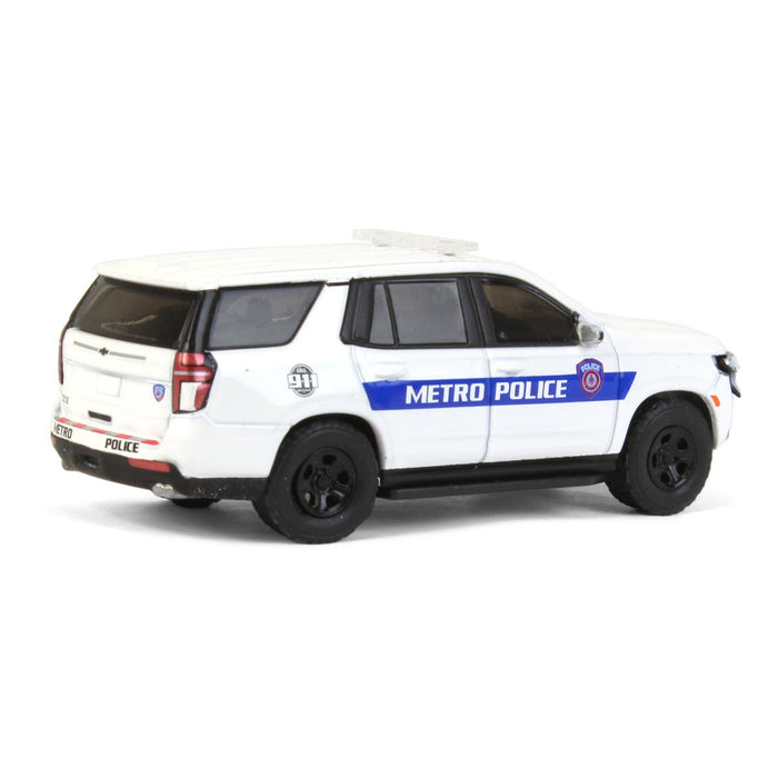 1/64 2021 Chevrolet Tahoe Police Pursuit Vehicle, Houston Texas Metro, Hot Pursuit Series 42