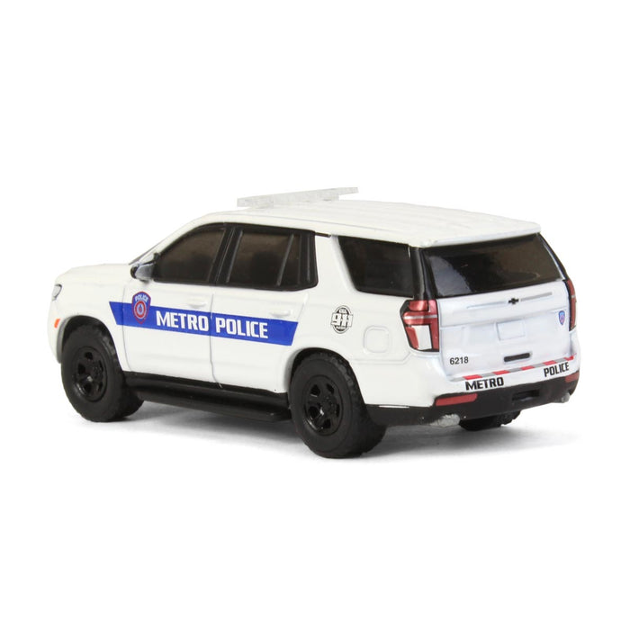 1/64 2021 Chevrolet Tahoe Police Pursuit Vehicle, Houston Texas Metro, Hot Pursuit Series 42