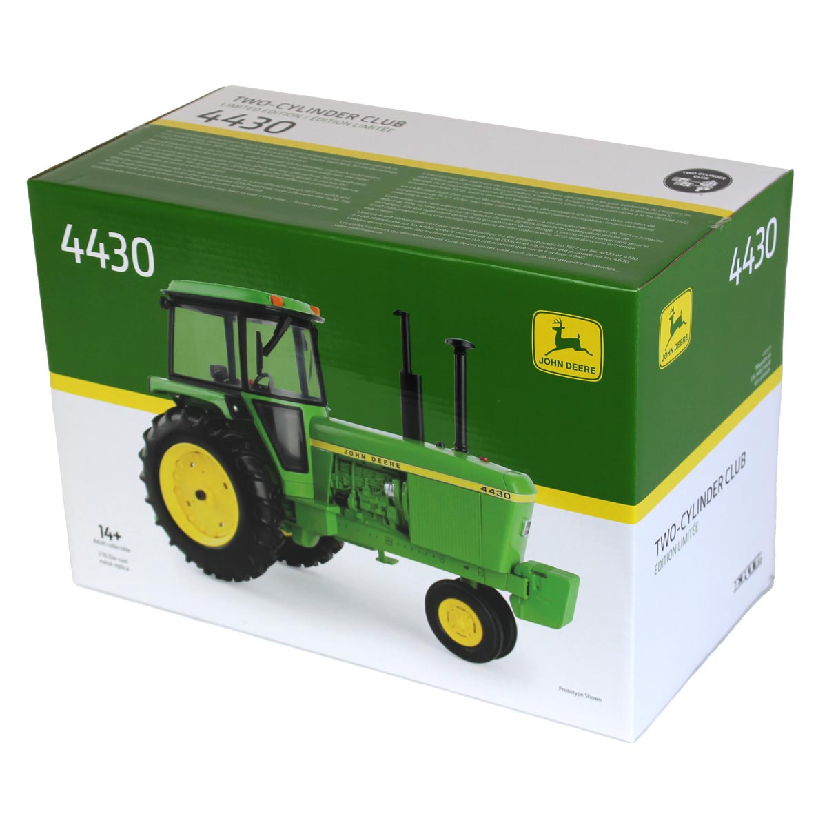 Gold Chrome ~ 1/16 John Deere 4430 Narrow Front, Two-Cylinder Club
