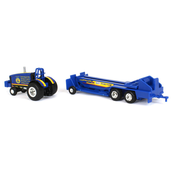 1/64 FFA Die-cast Pulling Tractor & Sled, Version 1