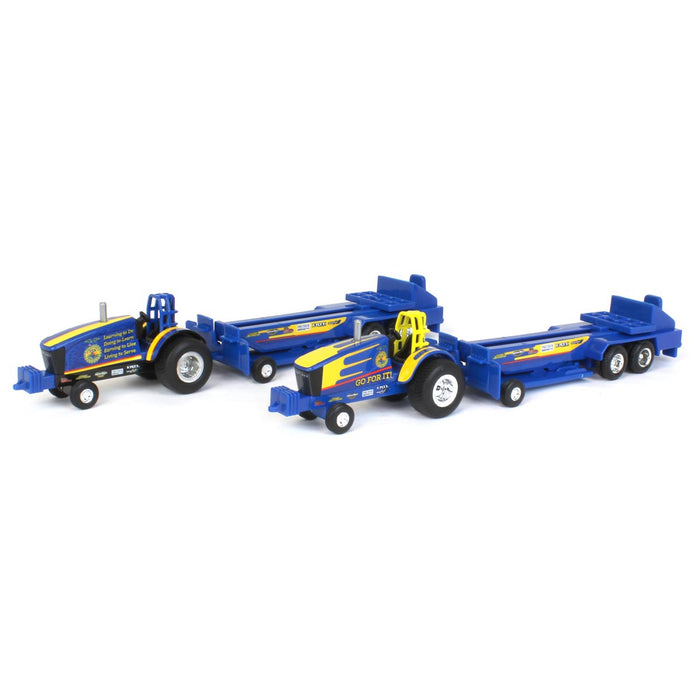 Set of 2 ~ 1/64 FFA Pulling Tractors & Sleds