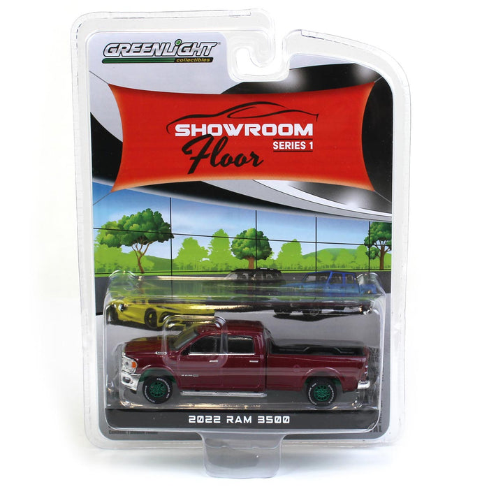 1/64 2022 Ram 3500 Limited Longhorn, Delmonico Red, Showroom Floor Series 1--CHASE