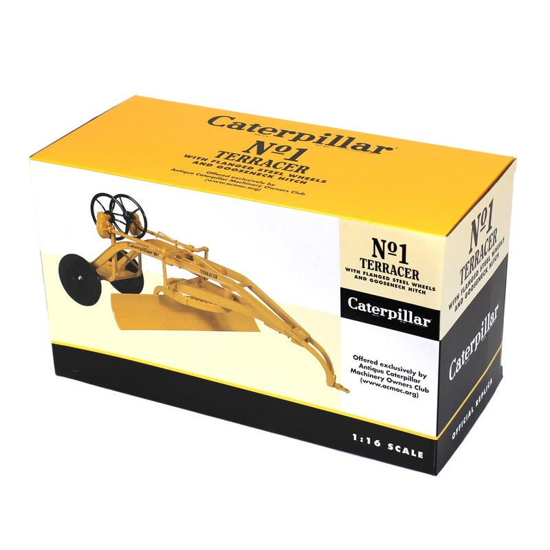 1/16 High Detail Caterpillar No. 1 Terracer Pull Grader, Black Wheeled Version by SpecCast