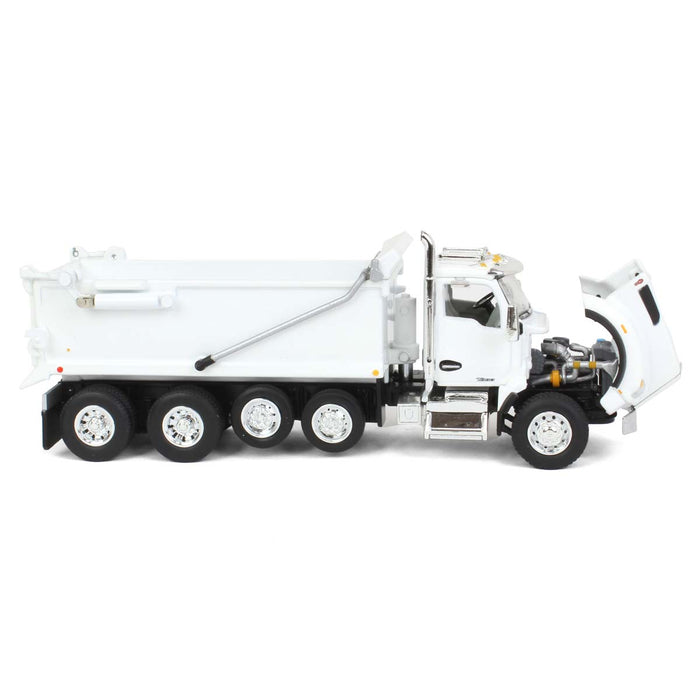 1/64 White Kenworth T880 Rogue Dump w/ Rogue Transfer Dump Trailer, DCP by First Gear