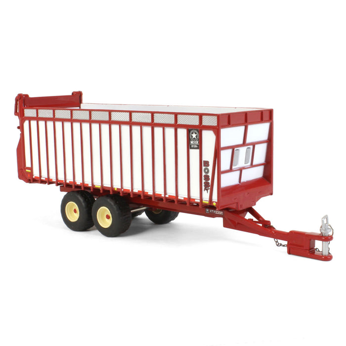 1/64 Red & White Meyer 8126RT Boss Forage Trailer