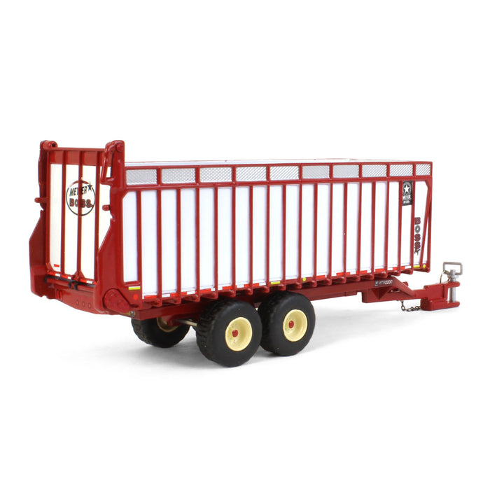 1/64 Red & White Meyer 8126RT Boss Forage Trailer