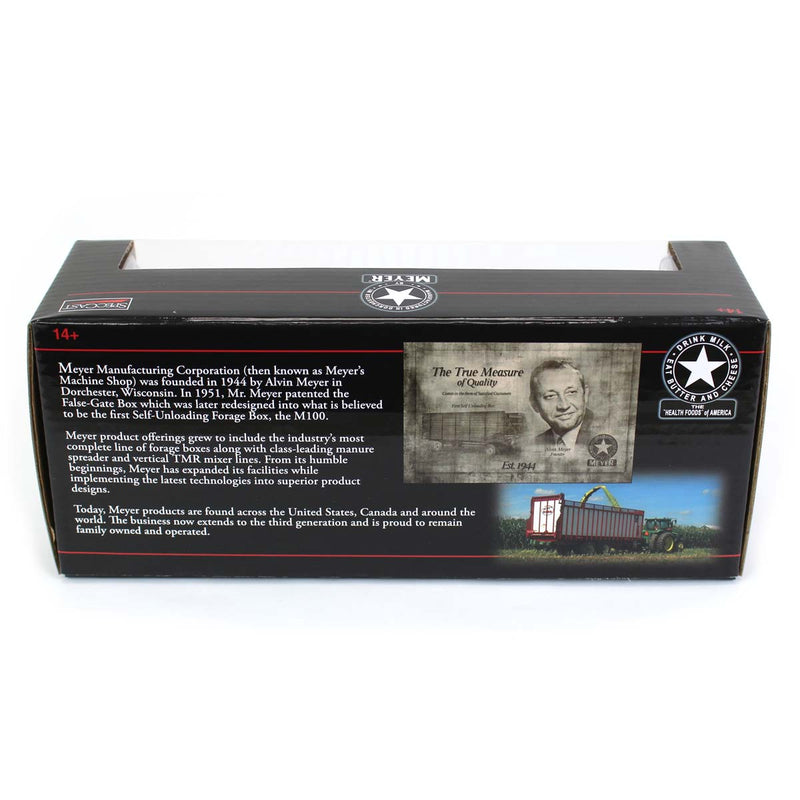 1/64 Meyer 8126RT Boss Forage Trailer by SpecCast, Red & White