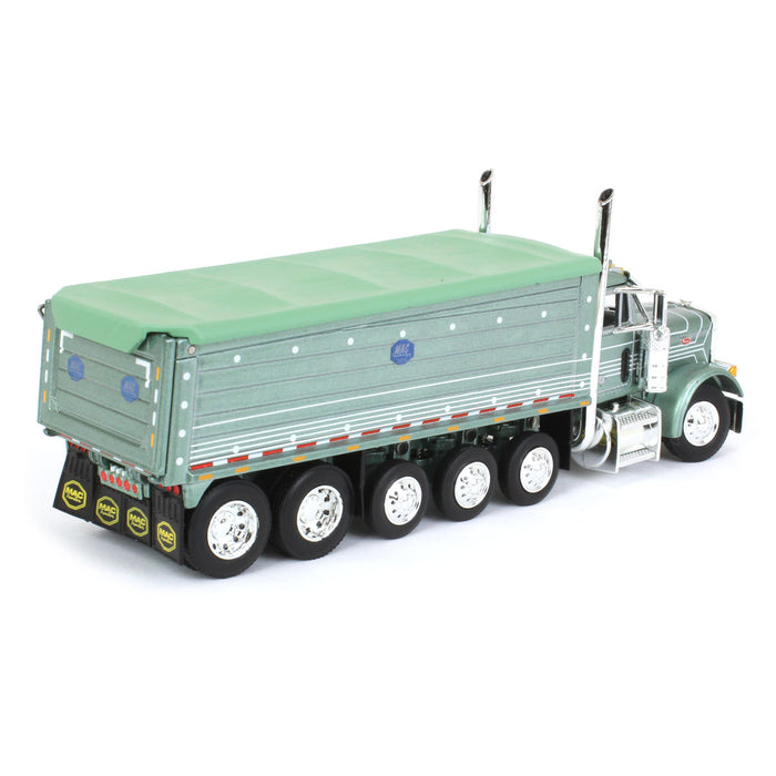 1/64 Green Peterbilt 379 w/ Five-axle MAC Dump Body, DCP by First Gear