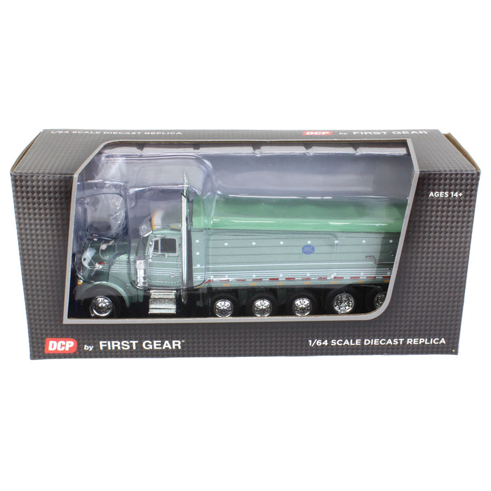 1/64 Green Peterbilt 379 w/ Five-axle MAC Dump Body, DCP by First Gear