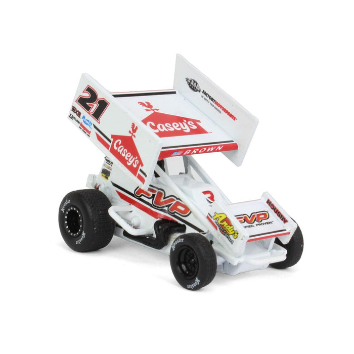 1/64 Casey's General Store 2022 Sprint Car, #21 Brian Brown, Acme Exclusive