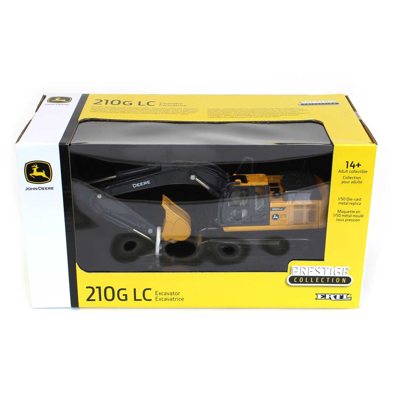 (B&D) 1/50 John Deere 210G LC Excavator, ERTL Prestige - Damaged Box