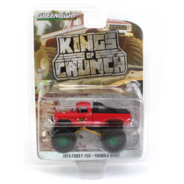 1/64 1976 Ford F-250 Thunder Beast Monster Truck, Kings of Crunch Series 11-- CHASE UNIT