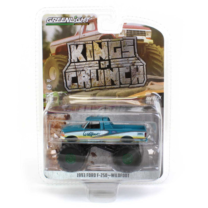 1/64 1993 Ford F-250 Wildfoot Monster Truck, Kings of Crunch Series 11-- CHASE UNIT