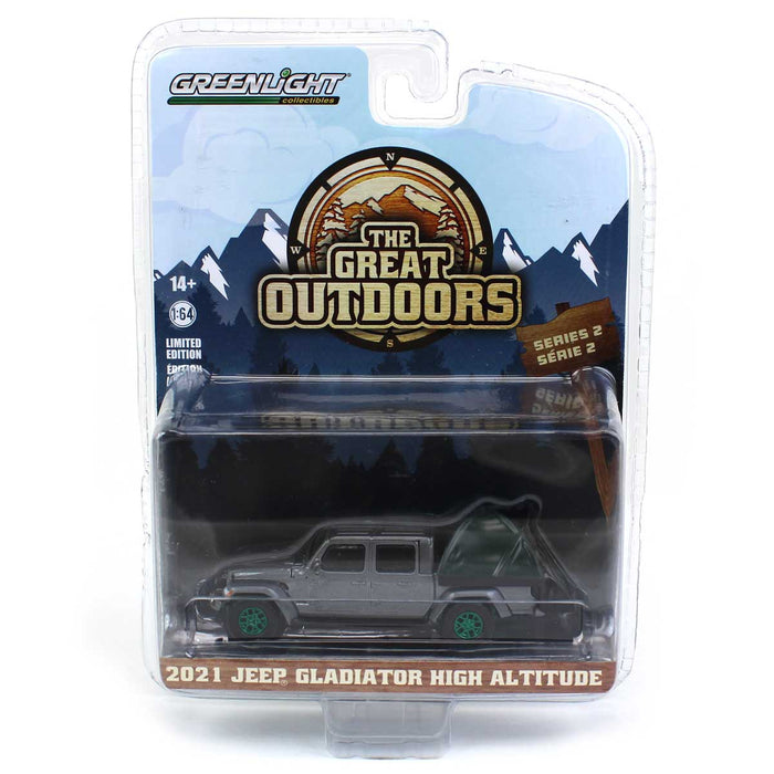 1/64 2021 Jeep Gladiator High Altitude with Bed Tent, Great Outdoors Series 2--CHASE UNIT