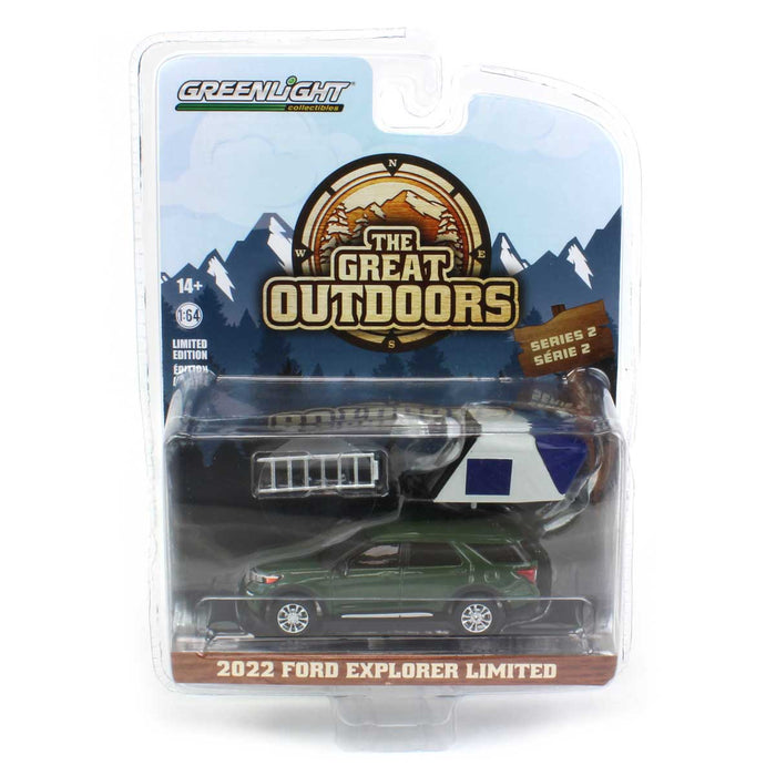 1/64 2022 Ford Explorer with Rooftop Tent, Great Outdoors Series 2