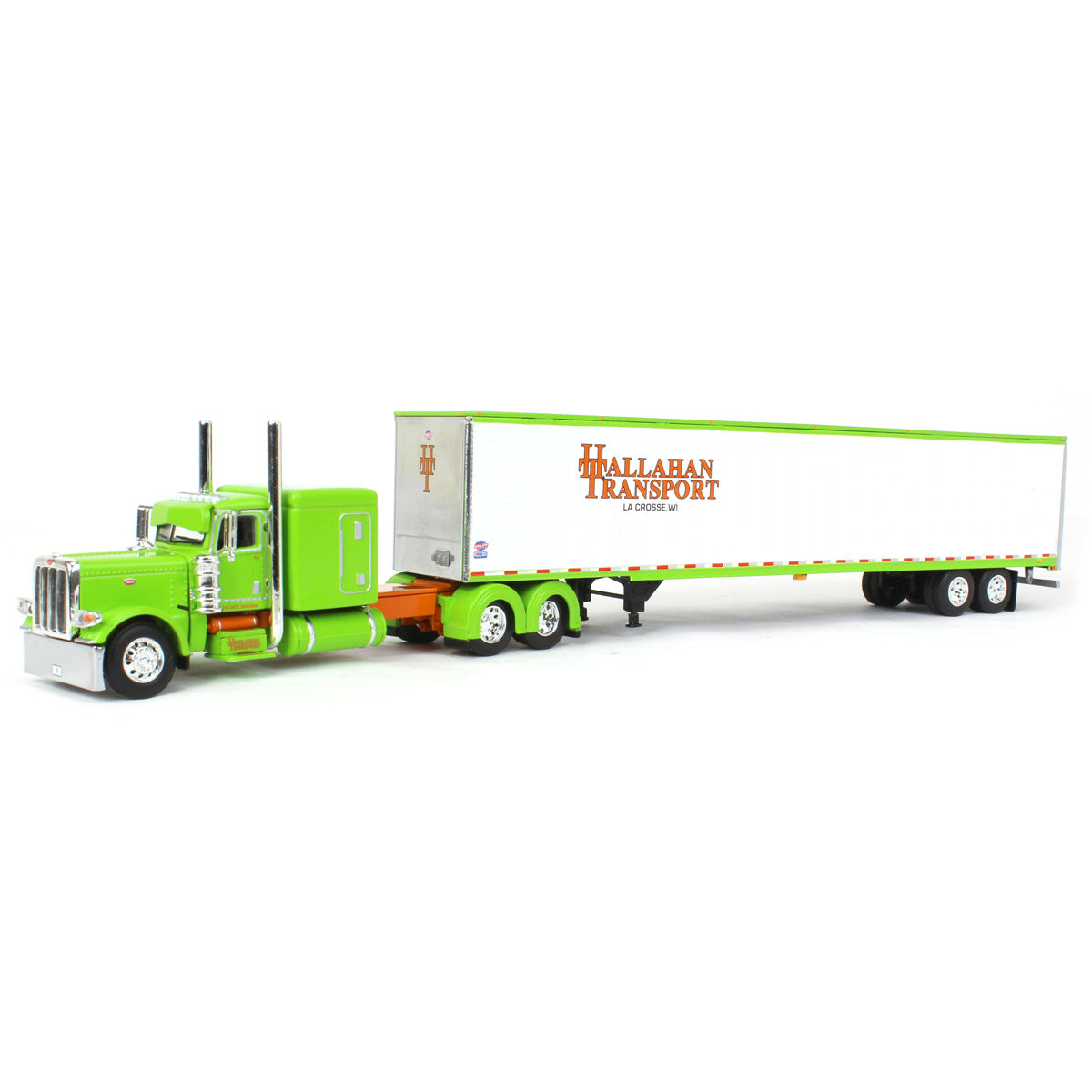 69-1329 DCP 1/64 Peterbilt 389 with 53ft Utility Trailer, Big Rigs