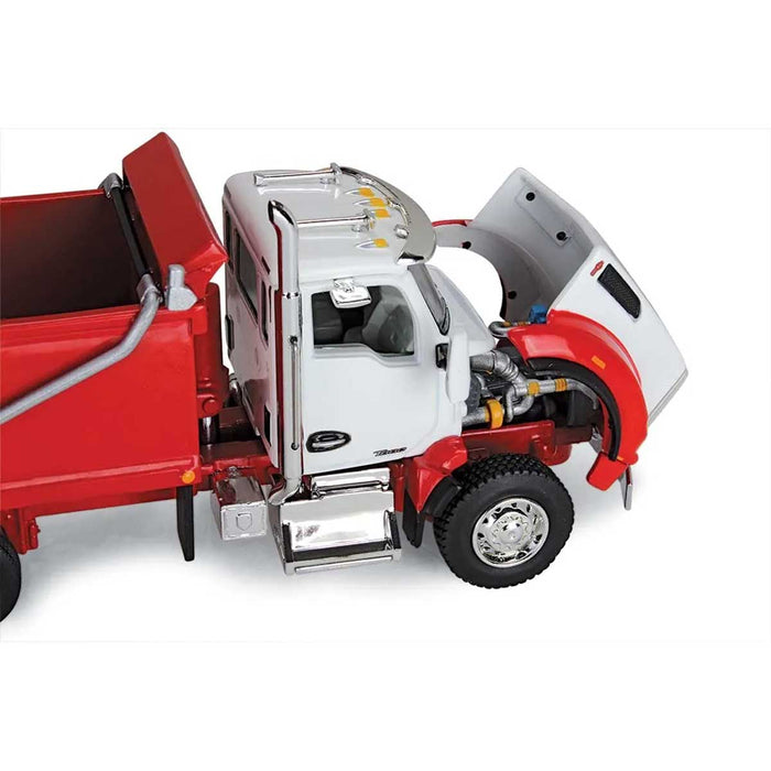 1/64 White & Viper Red Kenworth T880 Rogue Dump, DCP by First Gear