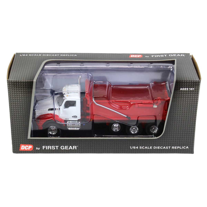 1/64 White & Viper Red Kenworth T880 Rogue Dump, DCP by First Gear