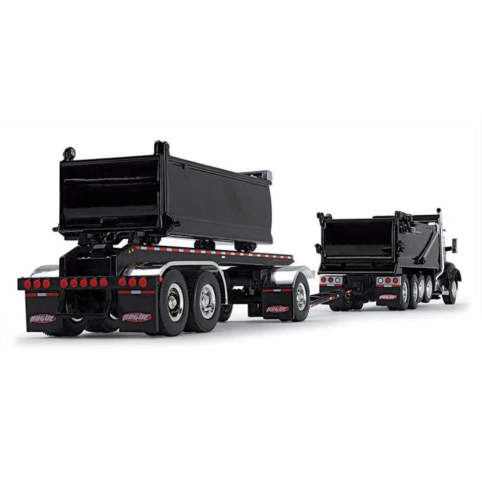 1/64 Black Kenworth T880 Rogue Dump w/ Rogue Transfer Dump Trailer, DCP by First Gear