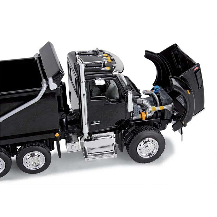 1/64 Black Kenworth T880 Rogue Dump w/ Rogue Transfer Dump Trailer, DCP by First Gear